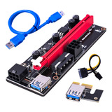 Placa Gráfica Pci-e Riser 009s 16x Extender Usb 3.0