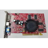 Placa Gráfica Vídeo Ati Radeon 9600pro 256mb Slot Agp Antiga