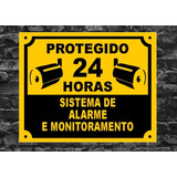 Placa Grande De Ambiente Monitorado Por