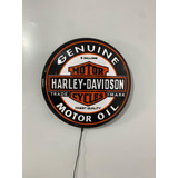 Placa Harley Decorativa Moto Garagem