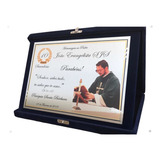 Placa Homenagem Padre, Pastor, Diácono, Médico