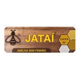 Placa Identificação Caixa De Abelha Sem Ferrão Asf 100 Unid