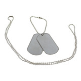 Placa Identificação Dogtag Tático - Nautika