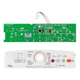 Placa Interface Lavadora Brastemp 11kg Bwk11 + Adesivo