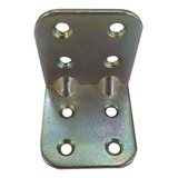Placa Juncao Dobrada 30x30x2mm Em Aco Galv Zi Arc