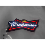 Placa Luminosa Budweiser Led