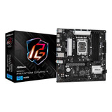 Placa Mãe Asrock B660m Phantom Gaming 4 Intel Lga 1700 Cor Sc