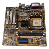 Placa Mãe Asus P4s800-mx Socket 478 Intel Defeito Não Liga