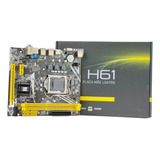 Placa Mãe H61 Ddr3 Hdmi Lga 1155 Processador Core I3 I5 I7