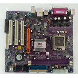 Placa Mae Intel Socket 775-ddr2 Ecs P4m800pro-m2 Bom Estado