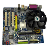 Placa Mãe Kit Lga775 Ga-8s661fxm Pentium 4 2gb Mem. + Cooler