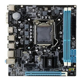 Placa Mãe Knup Kp-h61 Ddr3 Hdmi Lga 1155 / Processador Core I3 I5 I7 Cor Preto