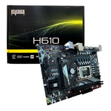 Placa Me Lga1700 Chipset Intel H610 Ddr4 Lan 100 64gb Usb
