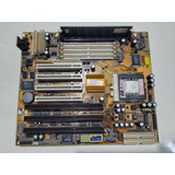 Placa Mãe Pcchips M571 Socket 7 Com Pentium 233mmx 128mb 