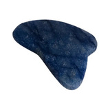 Placa Massageadora Quartzo Azul Gua Sha Medicina Chinesa