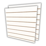 Placa Mdf Canaletado Painel Mdf Loja Branco 90x90
