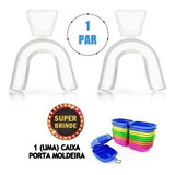 Placa Moldável Para Bruxismo Ranger Dentes 1 Par + Brinde