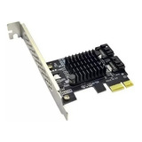 Placa P/hd Ssd Sata 3 6gb Marvell 9125 - 2 Portas Com Nfe 