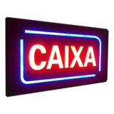 Placa Painel Led Luminoso Caixa