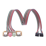 Placa Painel Usb Pc Frontal Frente 2.0 Computador T. Pequeno