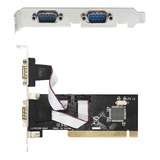 Placa Pci 2 Portas Seriais Rs232 Grátis Perfil Baixo Serial