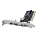 Placa Pci Com 5 Portas Usb 2.0 4+1 Dex Dp-52