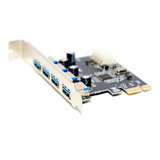 Placa Pci Express Usb 3.0 4 Portas - 6495 Placa Express Usb 