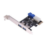 Placa Pci-e 2 Portas Usb 3.0