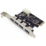 Placa Pci-e Usb 3.0 5gbps Com