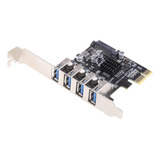 Placa Pcie Usb 3.0 De 4 Portas Express Para Placa De Expansã