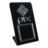 Placa Pix Para Pagamento Com Qr Code Em Acrílico 