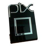 Placa Pix Qrcode Acrilico 3mm Espelhado Cores Resistente