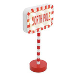 Placa Plaquinha Polo Norte North Pole