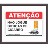 Placa Pvc 20x30 Bitucas De Cigarro