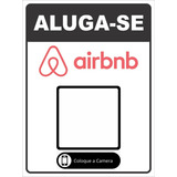 Placa Pvc_30x40 - Aluga-se Airbnb - Para Personalizar