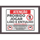 Placa Pvc Ps 2mm 40x30 Proibido_jogar_lixo_ou_entulho