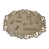 Placa Quadro Decoraçao Provençal Porta Costureira Mdf 3mm