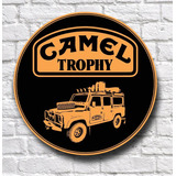 Placa Redonda Mdf Decoração Camel Trophy