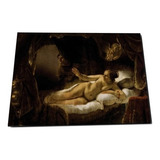 Placa Rembrandt Danae Arte Quadro Barroco Barroca História
