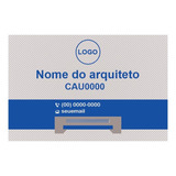 Placa Rígida De Obra Para Arquiteto Engenheiro 60x40cm