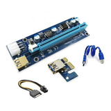 Placa Riser 009s Pci-e Cabo Usb 3.0 Extensor 60cm