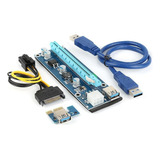 Placa Riser 009s Pci-e Cabo Usb 3.0 Extensor 60cm