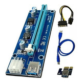 Placa Riser Card Usb 3.0 Pci-e 1x-16x Mineração Rapida 