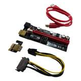Placa Riser Pci-e Express Ver009s Usb 3.0 Extensor Ethereum