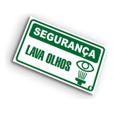 Placa Segurança - Lava Olhos De Emergência - P