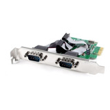 Placa Serial Pci Express X1 Com 2 Portas Jpss02 Perfil Baixo