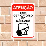 Placa Sinalização Porta - Uso Obrigatório