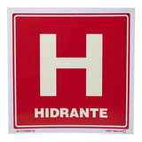 Placa Sinalizadora Em Pvc Adesivo - Hidrante