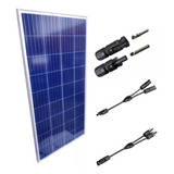 Placa Solar 150w 12v + Conector Paralelo Mc4 Y