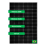 Placa Solar 330w Monocristalino Half-cell Inmetro